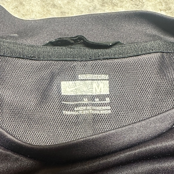 Nike Manchester United 2007/08 Away Jersey Medium Black Red AIG Sponsor - Picture 2 of 9